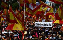 Proteste in Madrid gegen Begnadigung katalanischer Separatisten