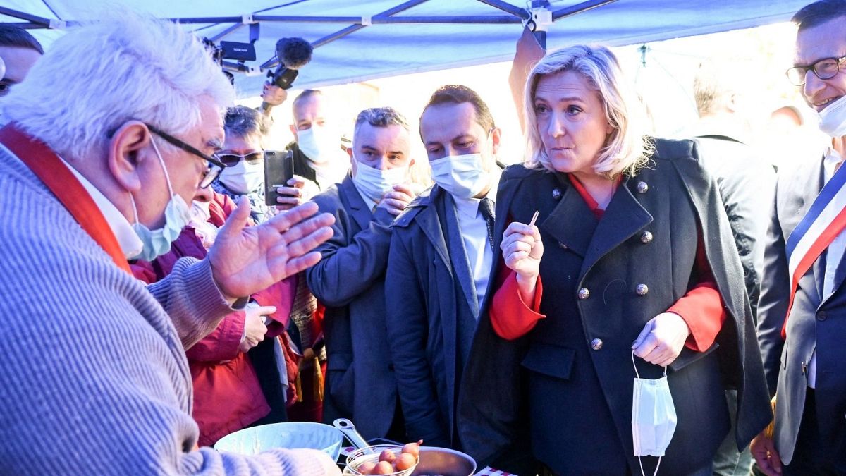 مارین لوپن، رهبر حزب راست افراطی اتحاد ملی فرانسه