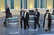 Los principales candidatos a las presidenciales iraníes tras el debate del sábado