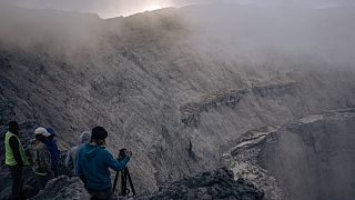 RDC : des experts analysent le cratère du volcan Nyiragongo