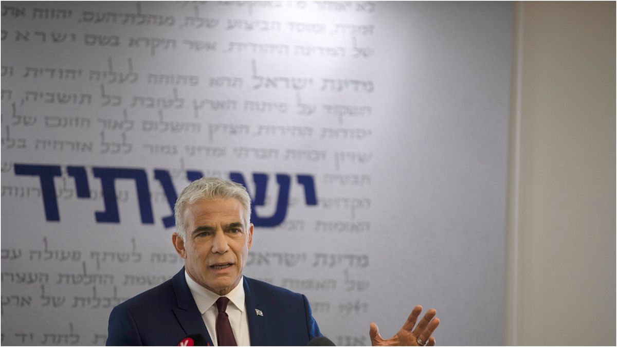 وزير الخارجية الإسرائيلي الجديد يائير لبيد 