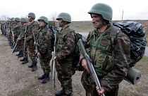 Türk askeri tarafından eğitilen Afgan askerler (arşiv) 