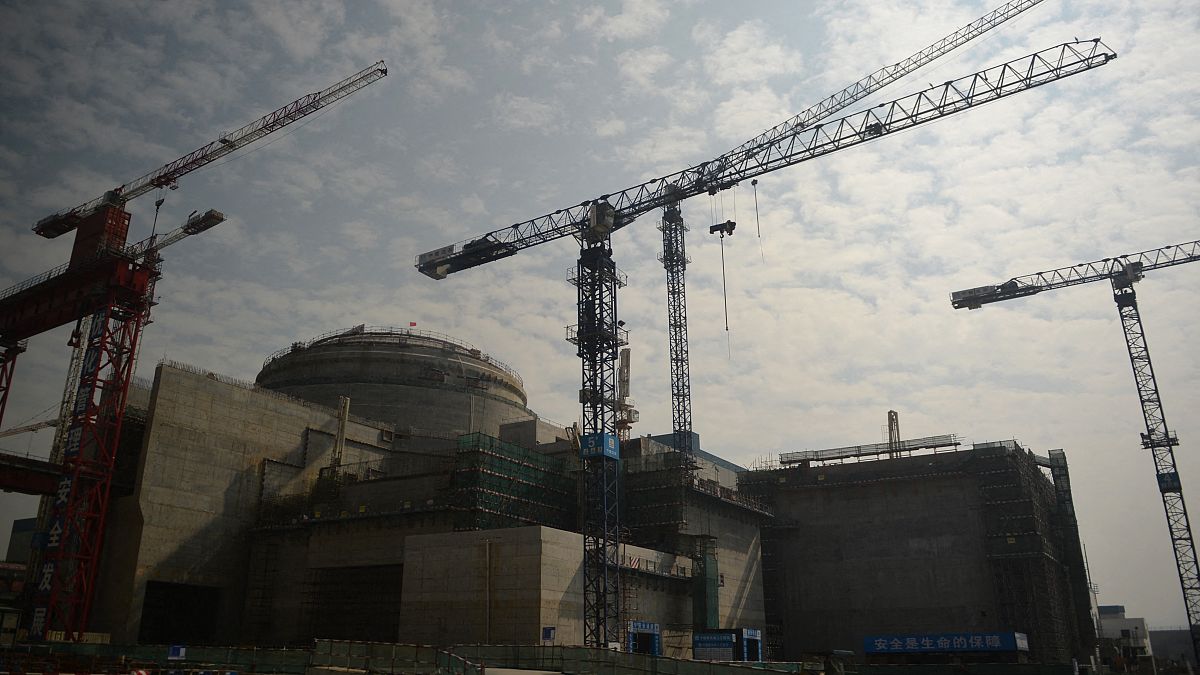  Sino-French Taishan Nuclear Power Station being built outside the city of Taishan in Guangdong province.