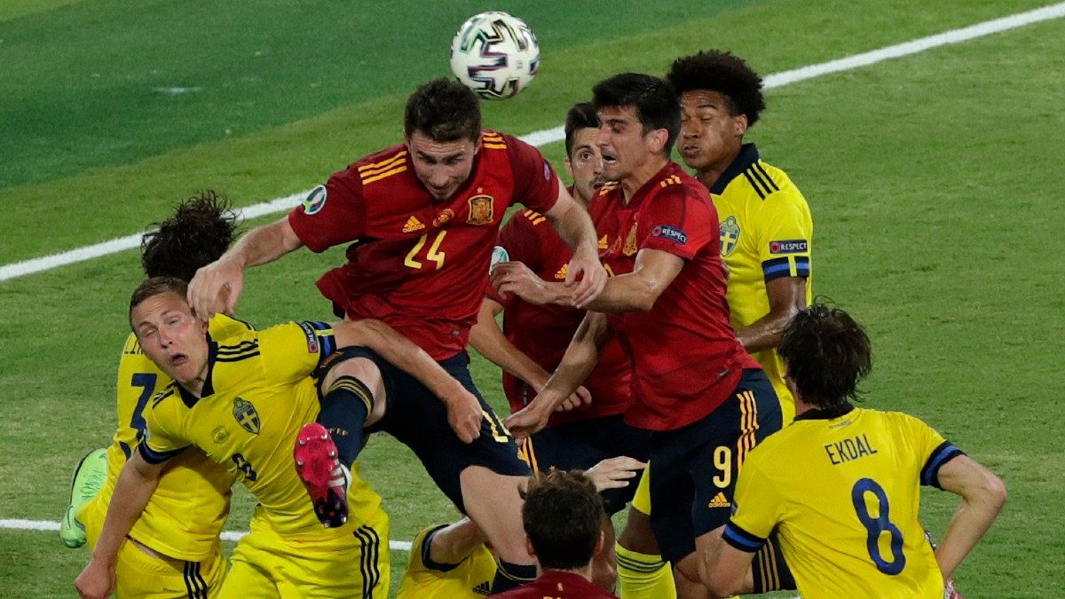 تلاش بی‌ثمر دو تیم سوئد و اسپانیا در نهایت بدون گل به پایان رسید