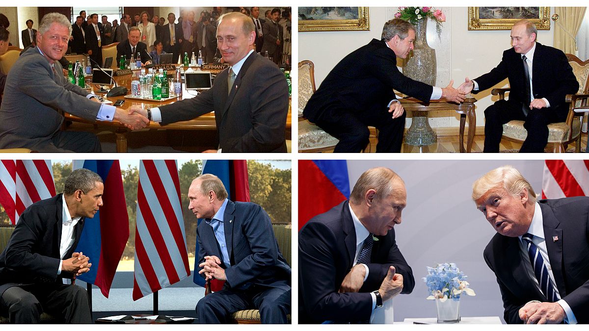 Ο Ρώσος πρόεδρος Βλαντιμίρ Πούτιν από το 2000 μέχρι σήμερα έχει συναντηθεί με πέντε αμερικανούς προέδρους