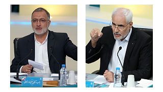 محسن مهرعلیزاده و علیرضا زاکانی در مناظره تلویزیونی انتخاباتی
