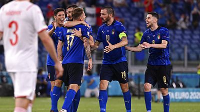 Euro 2020: l'Italia batte 3-0 la Svizzera e vola agli ottavi