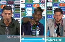 Cristiano Ronaldo, Paul Pogba and Manuel Locatelli have all moved sponsored drinks from view in recent press conferences.