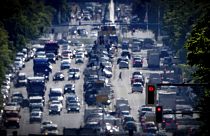 Verkehr auf dem Kaiserdamm in Berlin, 31.05.2021