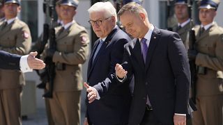 Der deutsche Präsident und sein polnischer Amtskollege Duda in Warschau.