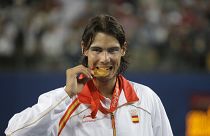 L'oro olimpico di Rafa Nadal in singolare nel 2008 a Pechino.