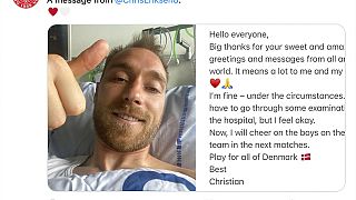Nachricht von Christian Eriksen aus dem Krankenhaus