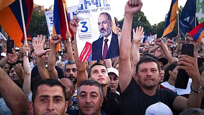 Campanha eleitoral na Arménia