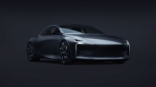 Conceptual image of the Hopium Machina hydrogen-powered car.