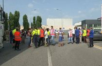 Indignación en Italia tras la muerte de un sindicalista arrollado por un camión durante una protesta