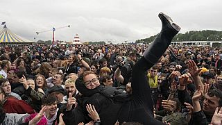 Metal fans most at Download Festival in England on Saturday after a two-year-long hiatus