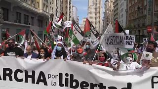 Marcha pelo povo sarauí chega a Madrid