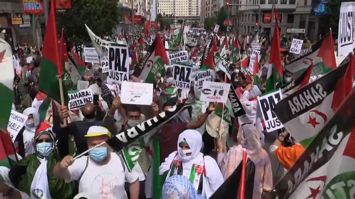 Marcha en Madrid a favor de la libertad del Sáhara Occidental