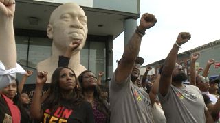 USA feiern "Juneteenth": George-Floyd-Statue in New York enthüllt