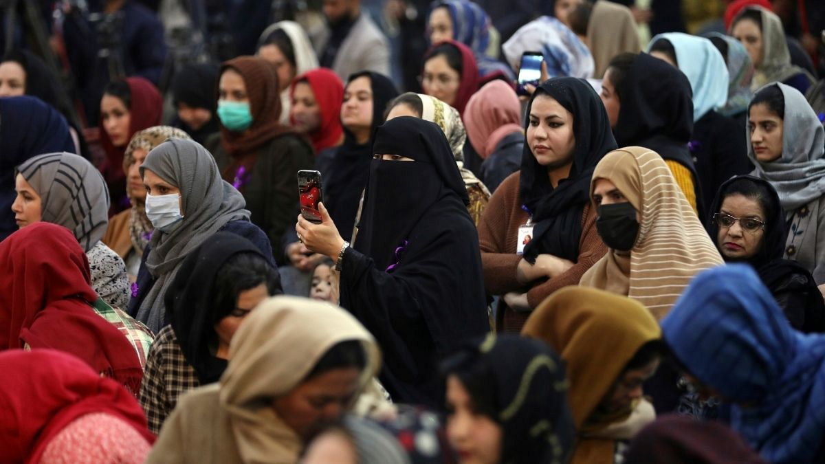 تجمع زنان کابل در روز جهانی زن