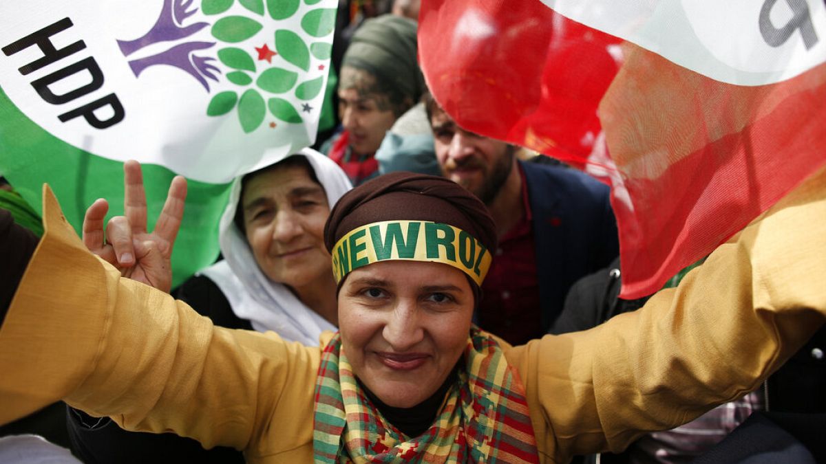 Sostenitori del Partito turco dei popoli, HDP