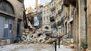 ویدئو؛ فروریختن دو ساختمان به فاصله چند روز در یک محله در فرانسه