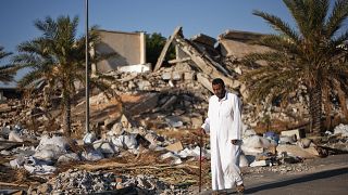 Libye : l'ancien quartier général de Kadhafi habité par des familles