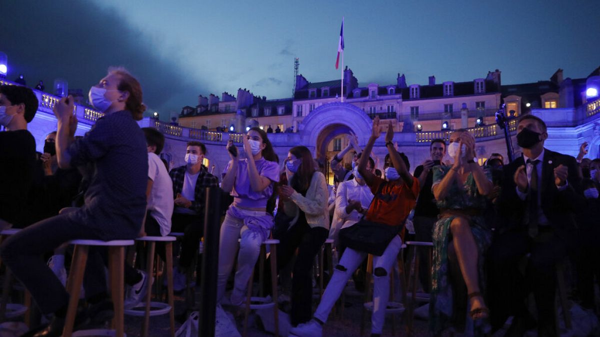 Fête de la Musique im Elysee Palast in Paris - dem Amtssitz von Emmanuel Macron