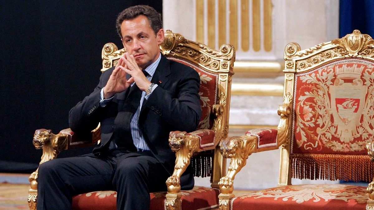 In this Thursday, May, 24, 2007 file picture, French President Nicolas Sarkozy sits during an official and traditional ceremony in Paris.