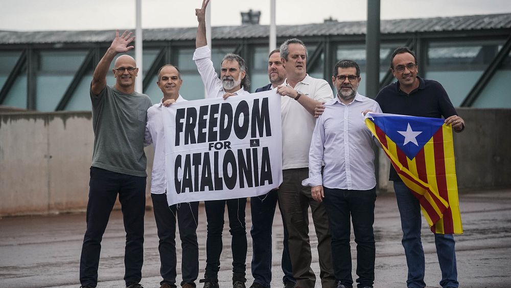 pardoned-catalan-pro-independence-leaders-leave-prison-in-spain