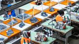 Workers operate sewing machines at a factory in Ethiopia in 2019. Photo taken pre-pandemic, before the study was carried out.