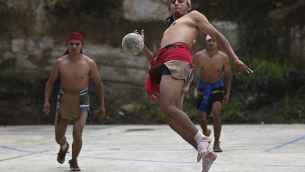 Maya peoples hope to strengthen identity with ancient ball game