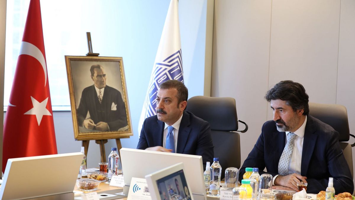 Türkiye Cumhuriyet Merkez Bankası Başkanı Kavcıoğlu'nun TBB ziyareti