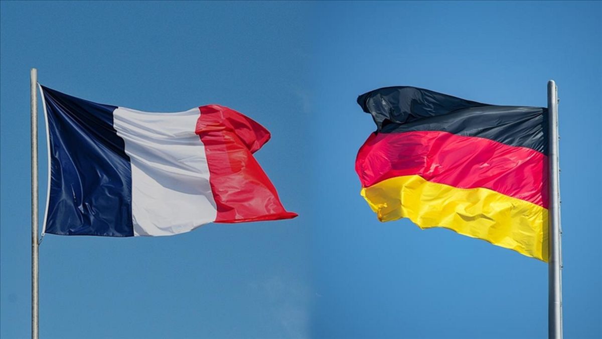 Fransa - Almanya bayrakları