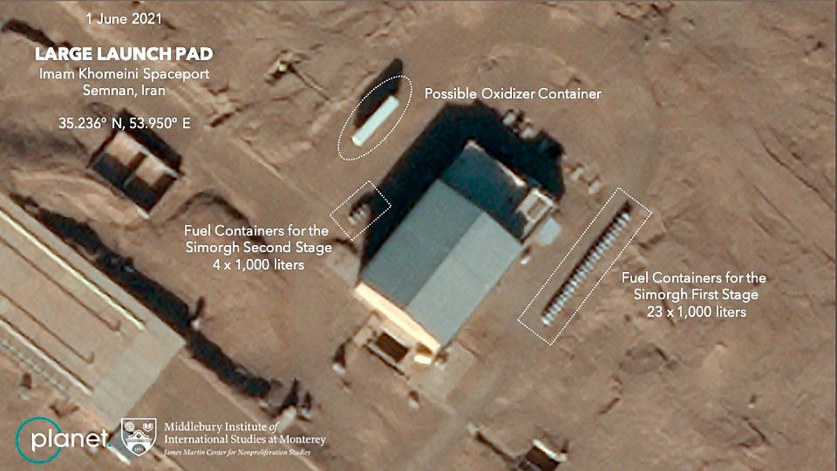 تصاویر هوایی از حمله به تاسیسات هسته‌ای ایران