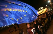União Europeia publica sanções à Bielorrússia no dia em que Tsikhanouski foi ouvido em tribunal
