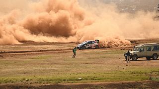 Ogier, fastest in the opening stage of the Safari Rally Kenya  