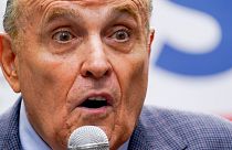 Rudy Giuliani egy republikánus kampányeseményen