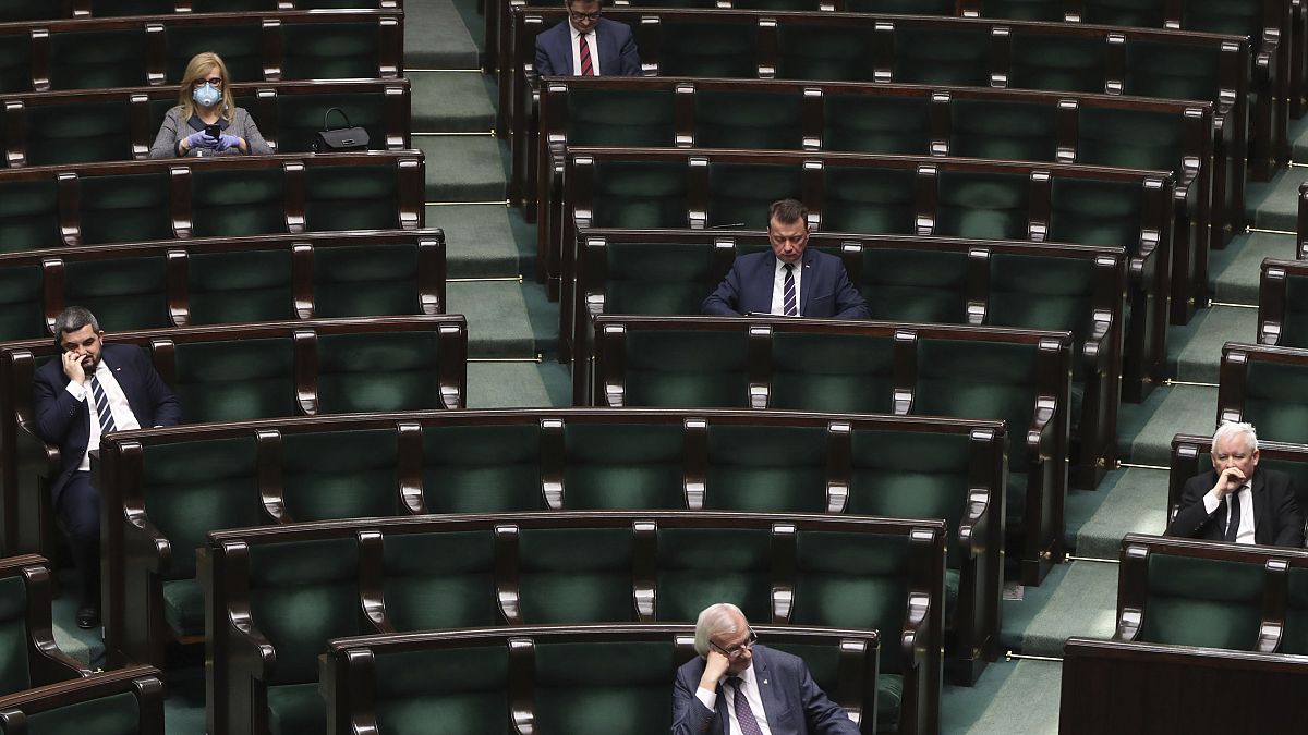The conservatives now have 229 members in the 460-seat Polish Sejm.