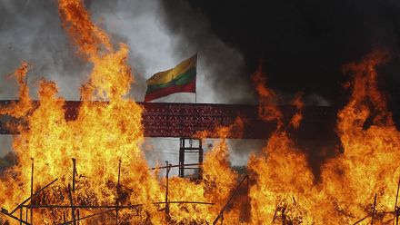 Myanmar authorities incinerate seized narcotics