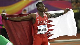 Qatari sprinter Abdalelah Haroun, died Saturday in a road accident