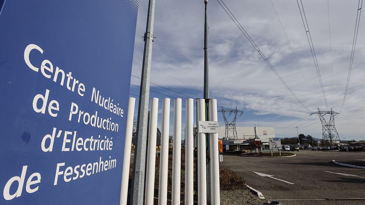 Archives : la centrale nucléaire de Fessenheim (est de la France), le 21/02/2020