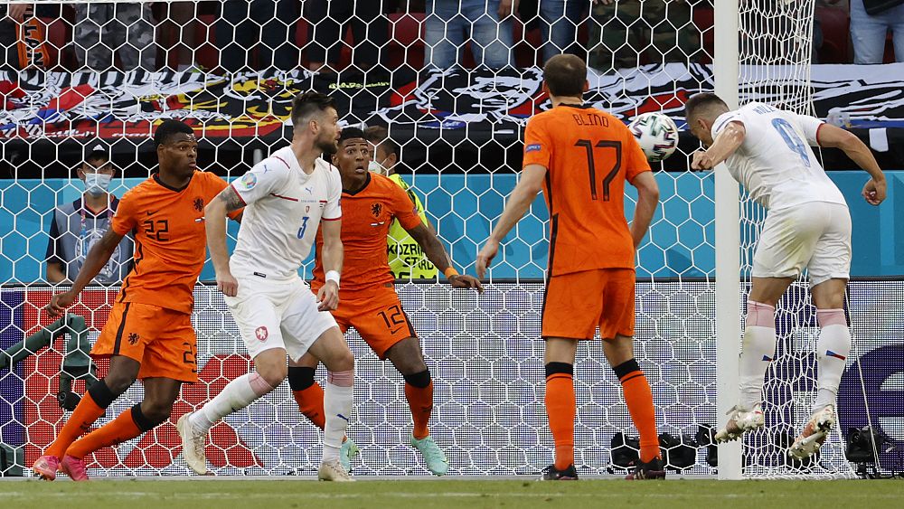 Czechs beat Netherlands 2-0 to reach Euro 2020 quarterfinals