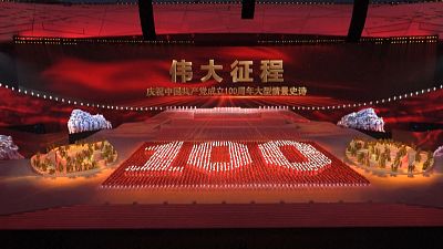 Пекин: мега-шоу в честь 100-летия Компартии Китая