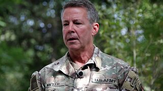 قائد قوات حلف شمال الأطلسي في أفغانستان الجنرال أوستن ميلر. 29/06/2021