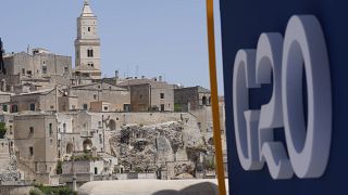 A view of Matera, Italy, where a G20 foreign affairs ministers' meeting took place Tuesday, June 29, 2021.