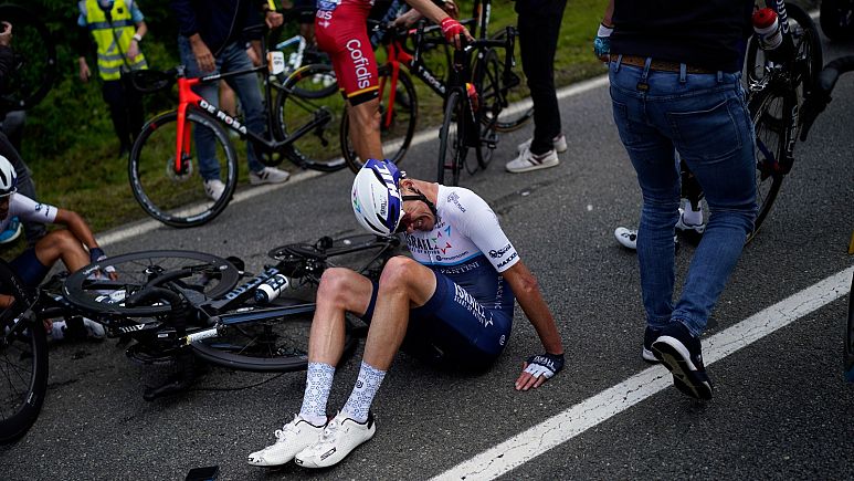 road bike crash