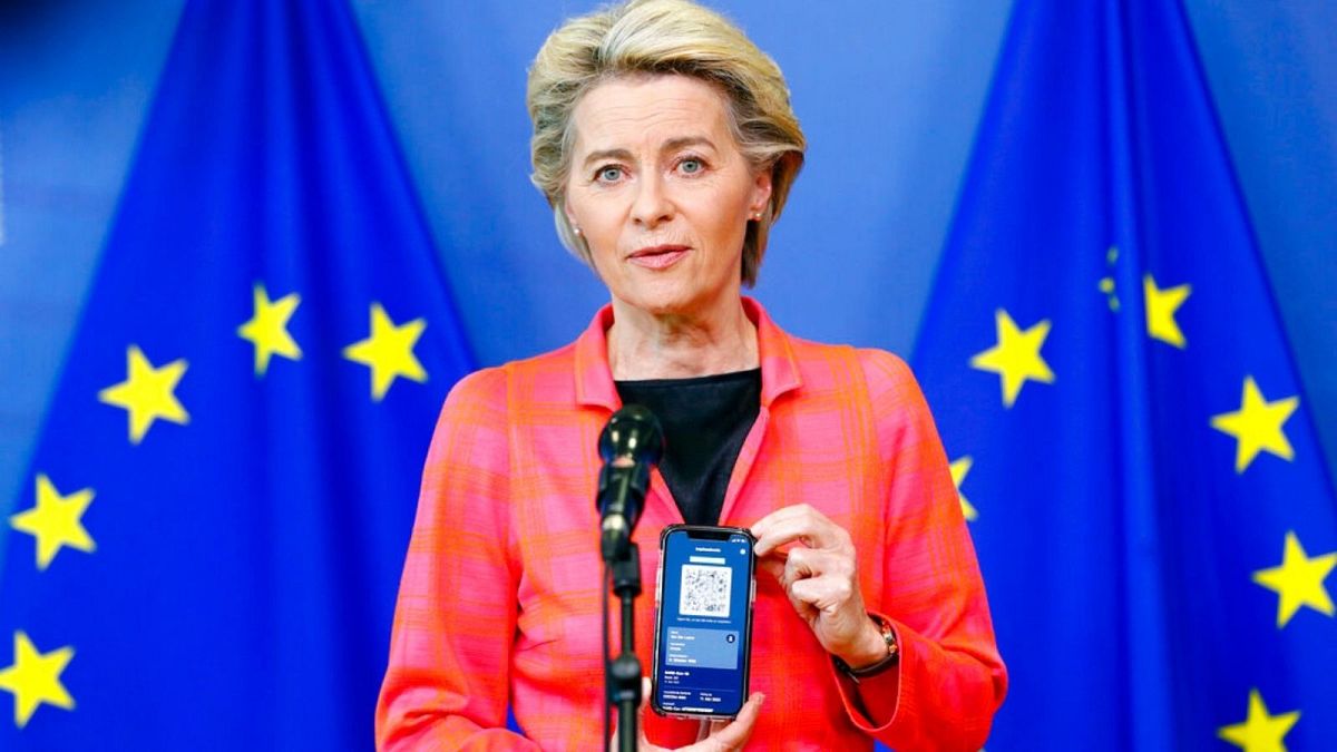 معرفی گذرنامه مسافرتی کووید۱۹ از سوی ارزولا فن در لاین، رئیس کمیسیون اروپا