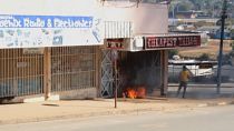 Pro-democracy activists protests in former Swaziland