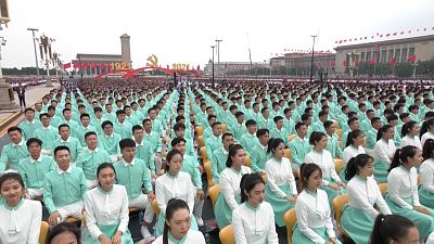 تصاویری از رژه نظامیان در جشن صد سالگی حزب کمونیست چین